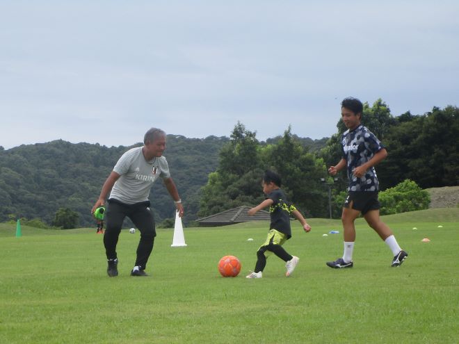 親子サッカー