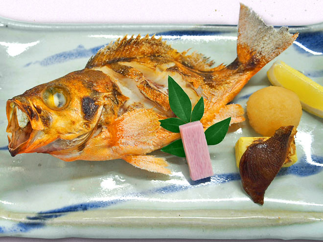目張の塩焼き