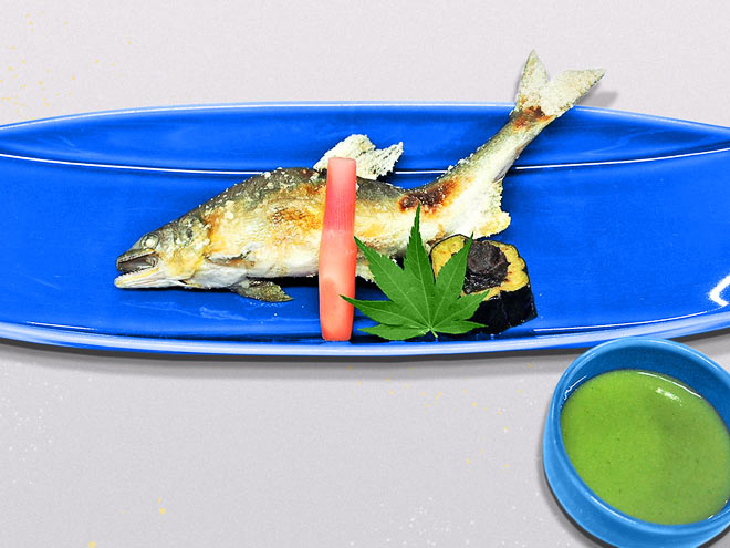 鮎の塩焼き