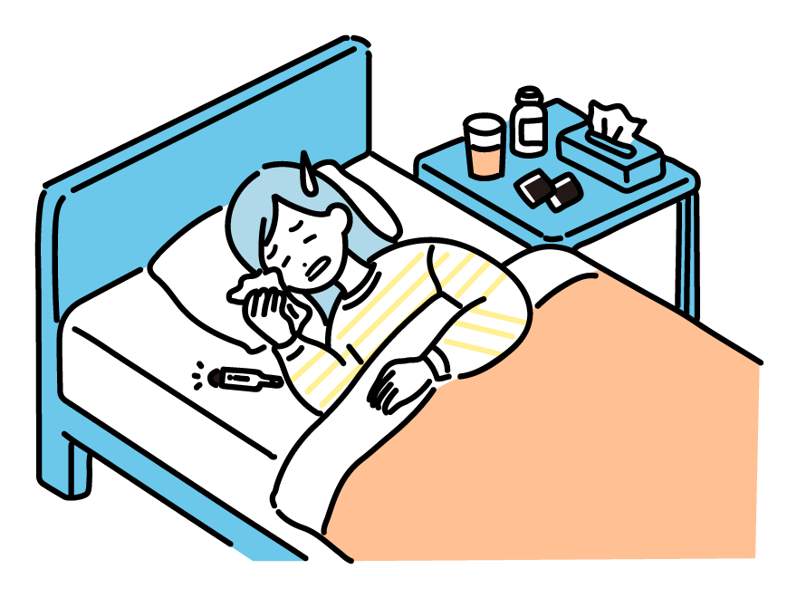 病気やケガで働けないとき(傷病手当金)