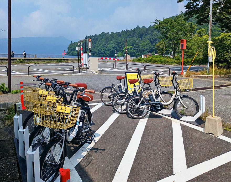 元箱根港観光駐車場(サイクルポート)