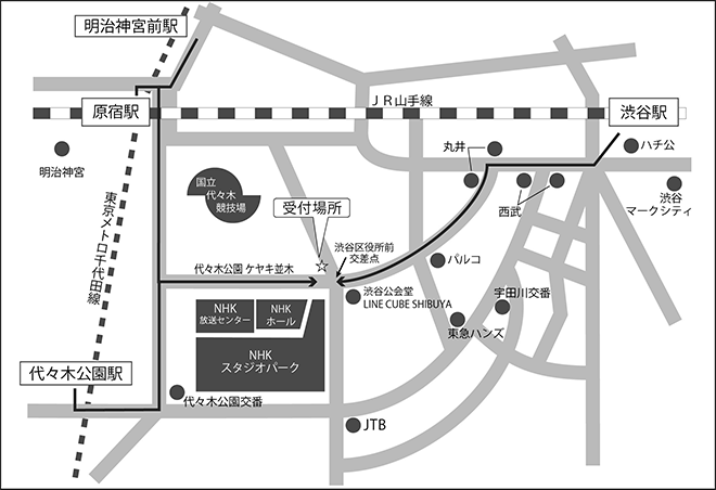 「明治神宮～イチョウ並木」コース
