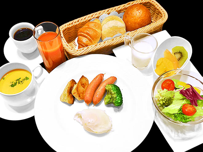 Aコース朝食メニュー 9月~11月 偶数日宿泊
